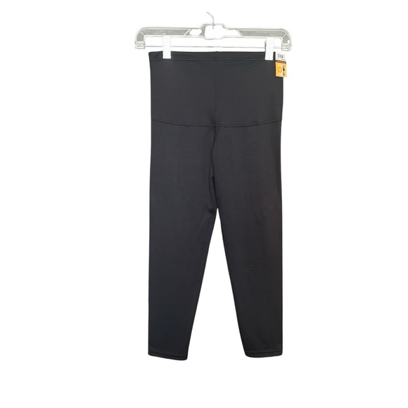 Maidenform Flexees Tummy Toning Shapewear Leggings Black 6/M Skinny Support - Picture 1 of 7